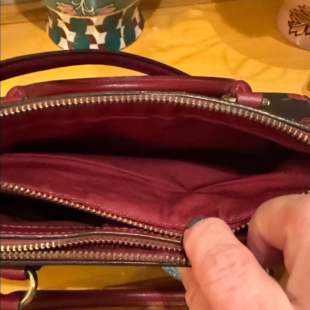 Coach Rose Pattern Crossbody